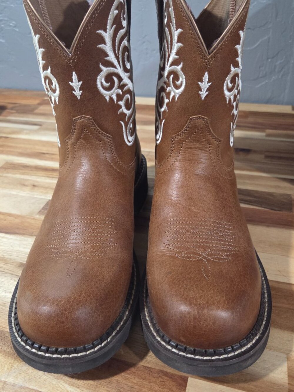 Ariat Fatbaby Heritage Lilah Shorty Cowboy Boots Sz 9 - Picture 7 of 7